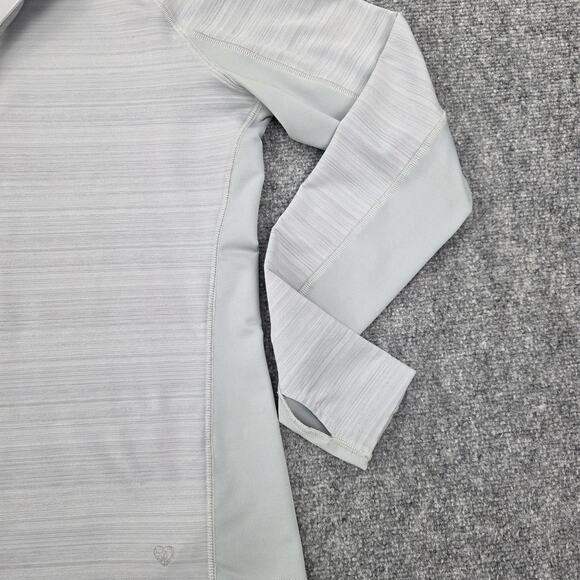 Straight Down Pullover Womens Medium Gray Quarter Zip Golf Athletic Long Sleeve - Picture 11 of 16